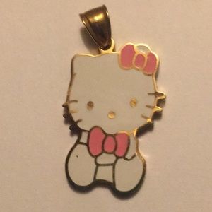 Hello Kitty gold necklace